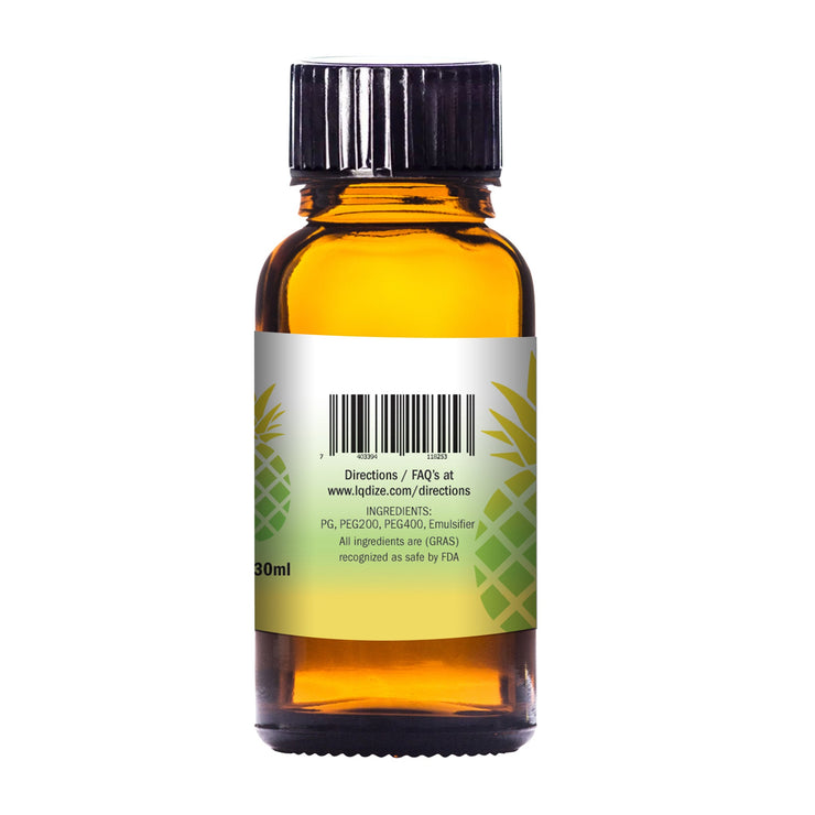 Pineapple Wax Liquidizer 30 ML Bottle with Ingredients