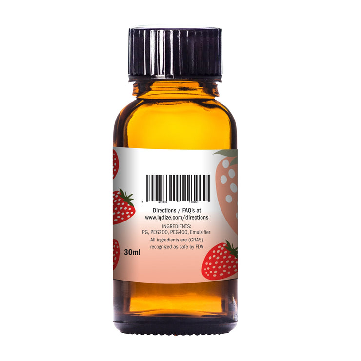Strawberry Wax Liquidizer with Ingredients